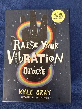 Raise Your Vibration Oracle Deck by Kyle Gray - Rainbow & Black